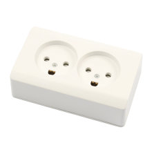 LK Opus® 66 stikkontakt med jord 2 udtag